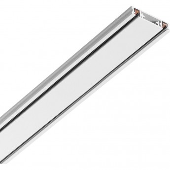 Низковольтный шинопровод NOVOTECH SMAL SHINO NT23 000 накладной 2м заглушки в комплекте, IP20 48V (белый)